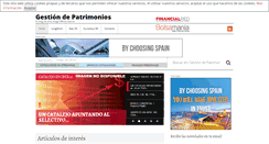 Desktop Screenshot of gestionarpatrimonios.com