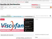 Tablet Screenshot of gestionarpatrimonios.com
